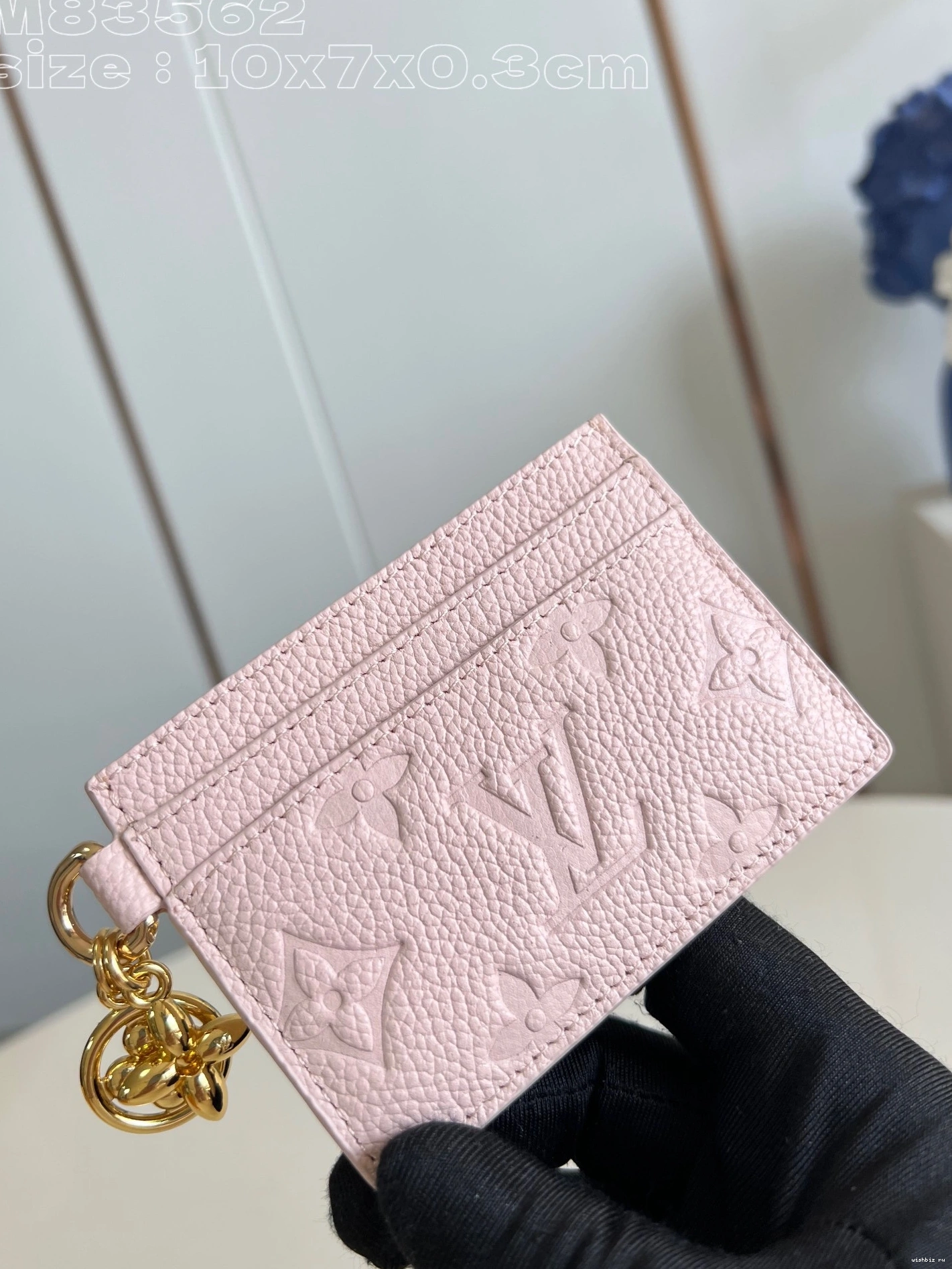 WIS Charms CARD HOLDER-10.2*7.3*0.3CM LOUIS VUITTON 1010